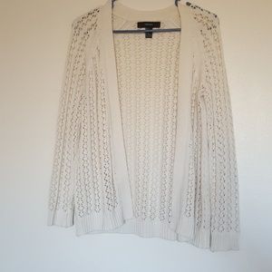 White Knit Cardigan